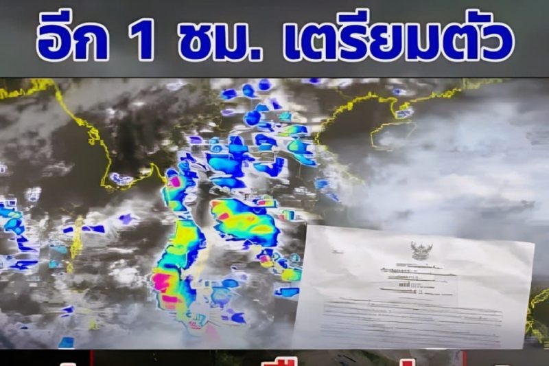 ข่าวด่วน!! เปิดรายชื่อจังหวัด เจอฝนถล่มคืนนี้……ดูเพิ่มเติม!!